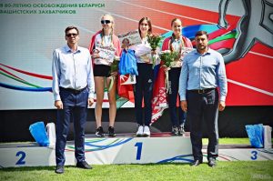 Спортсменка спортивной школы «Сатурн» заняла первое место за тройной прыжок 