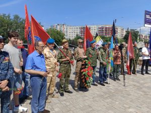 В Раменском прошел торжественный митинг в честь Дня ветеранов боевых действий