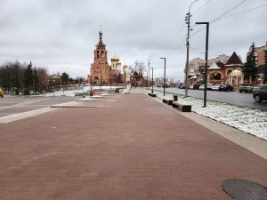 В Раменском завершается реконструкция площади Победы