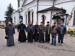 Духовно-гуманитарный конвой Раменского благочиния посетил Свято-Благовещенский храм