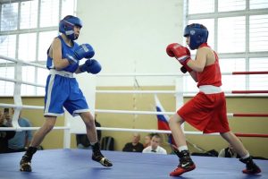 Соревнования по боксу провели в спортивной школе в Ильинском