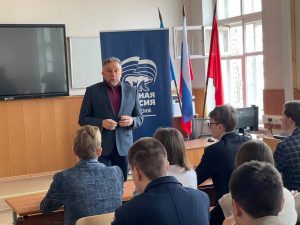 Депутат Московской областной Думы Олег Жолобов провел «Урок мужества»