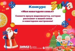 Раменский городской парк запустил конкурс «Моя новогодняя семья»