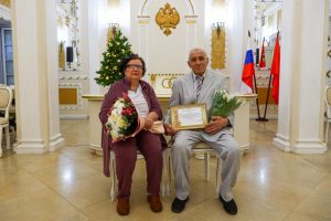 В Раменском ЗАГСе отметили 50-летие брака супругов Гавриковых