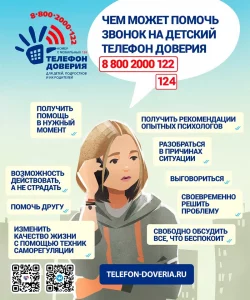 Детский телефон доверия — главный инструмент помощи