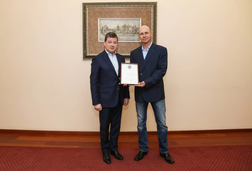 Тренер из Раменского удостоен Благодарственного письма министра спорта России