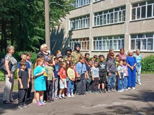 Огнеборцы ГКУ МО «Мособлпожспас» провели урок безопасности в школьном лагере в Раменском округе