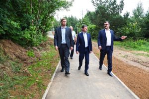 Глава Раменского округа Эдуард Малышев посетил территориальное управление «Юго-Западное»