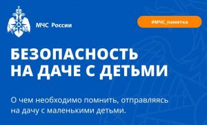 Напоминаем жителям Раменского округа о мерах безопасности на дачном участке с детьми