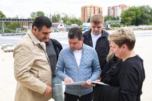 В Раменском завершается финальный этап благоустройства новой площадки «Котлован»