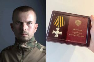 Ветеран СВО Сергей Белка из Раменского удостоен Георгиевского креста
